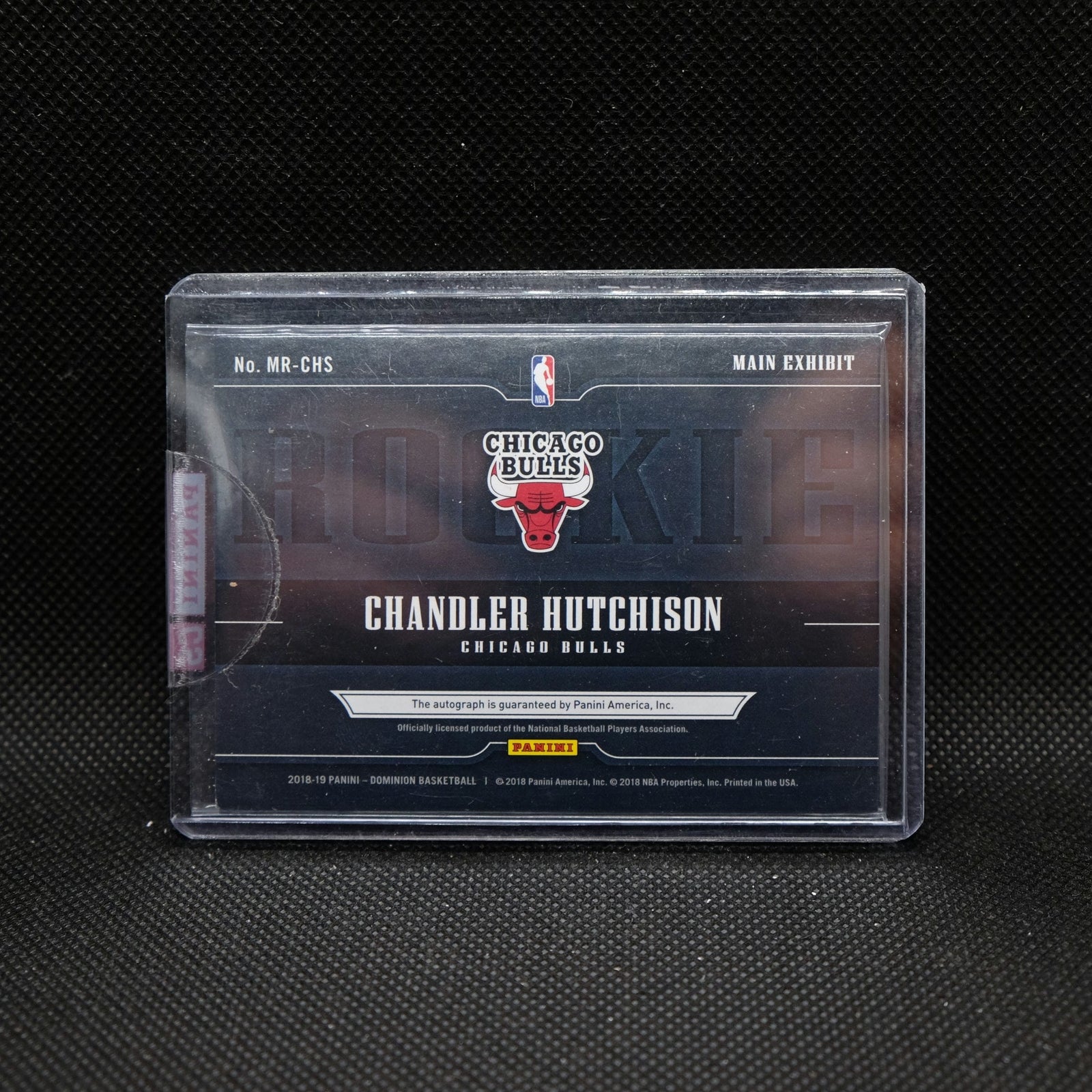 2018-19 Dominion Chandler Hutchison Main Exhibit Rookie /49