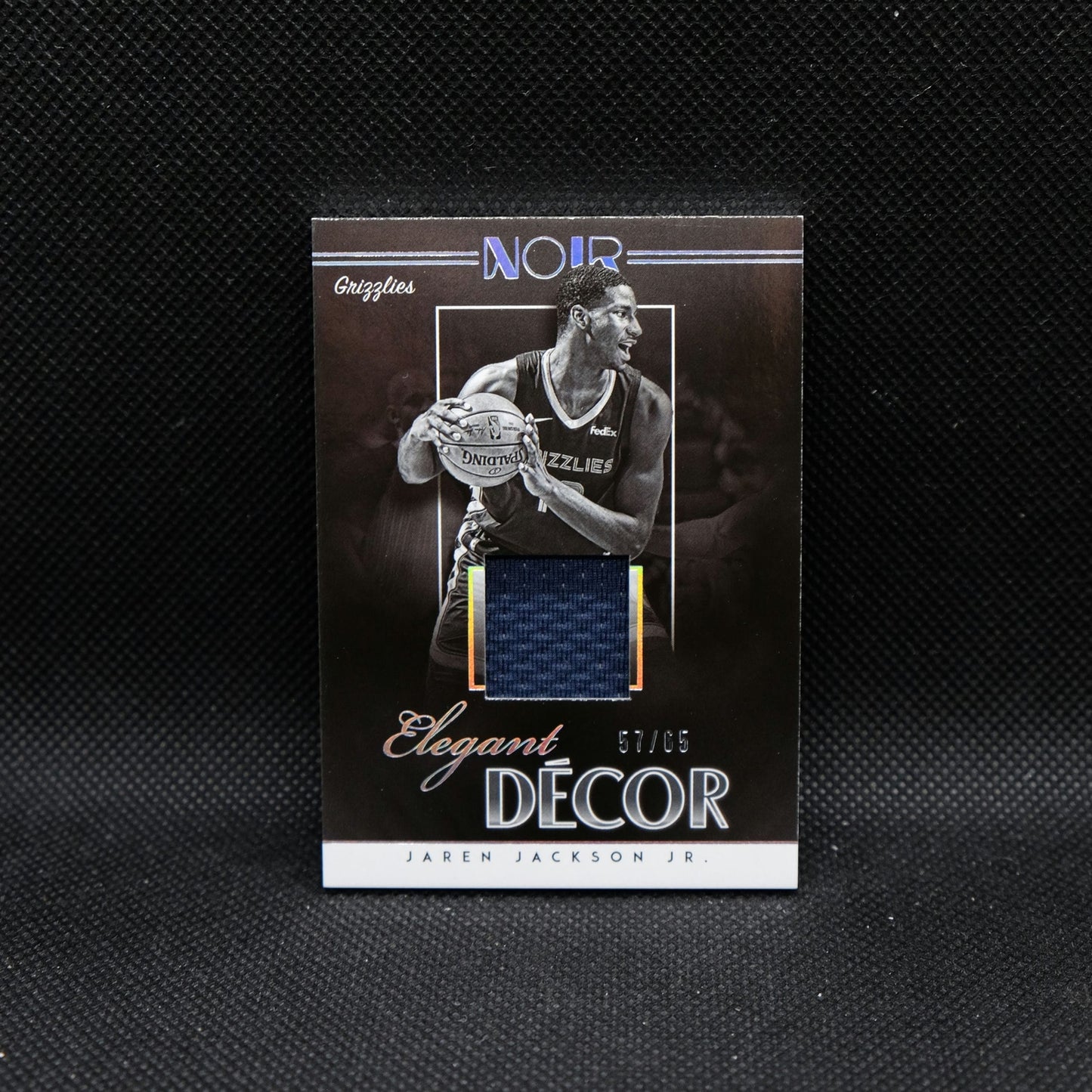 2018-19 Jaren Jackson Jr Noir Elegant Decor /65