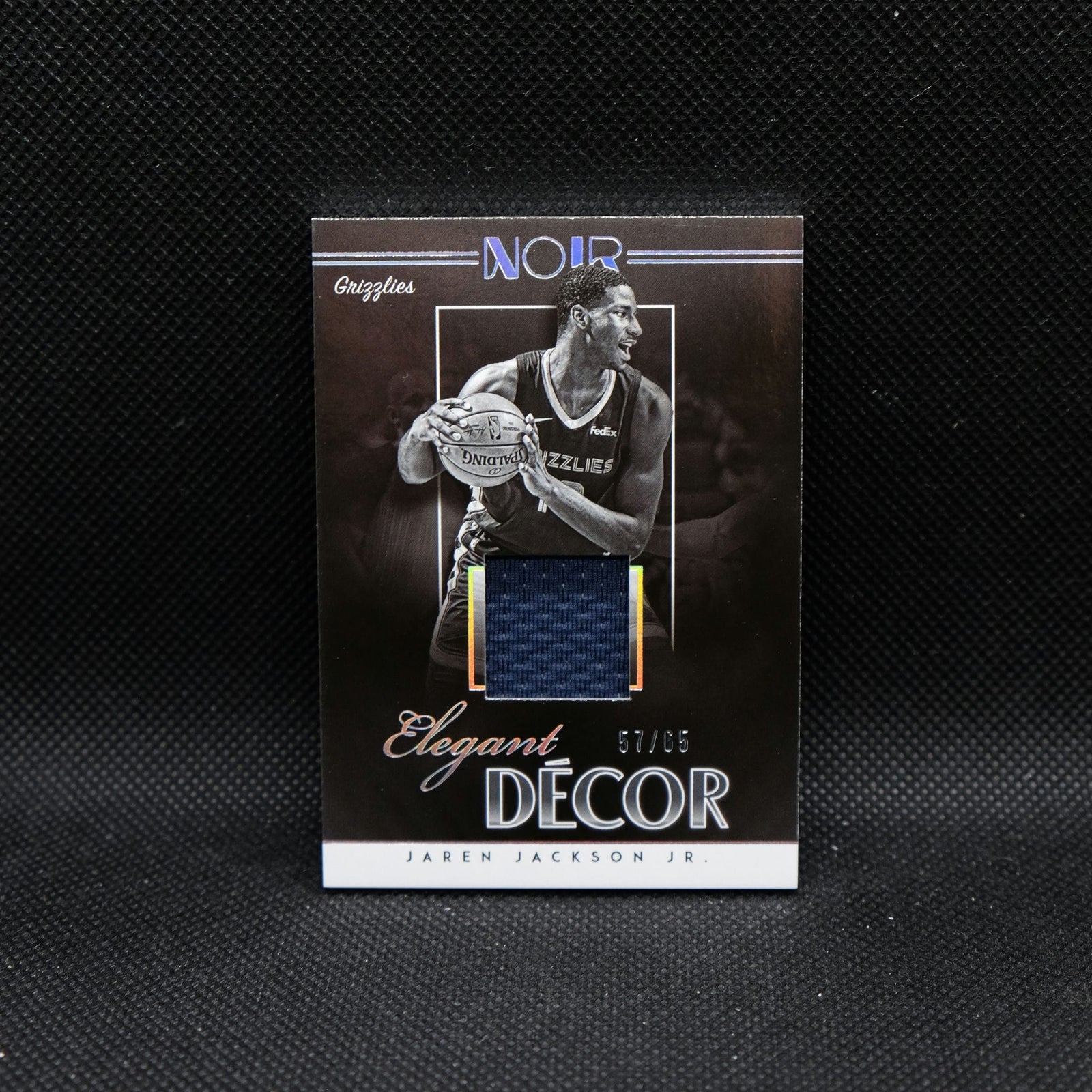2018-19 Jaren Jackson Jr Noir Elegant Decor /65