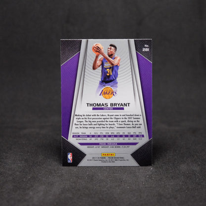 2017-18 Thomas Bryant Prizm #281 Rookie Card