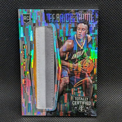 2015-16 Myles Turner Panini Totally Certified Fabric Of The Game RC Patch /25