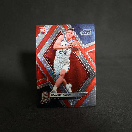 2018-19 Grayson Allen Spectra Red Sparkle Rookie Card 67/99