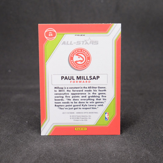 2017-18 Panini Donruss Optic Silver Fast Break Prizm All Stars Paul Millsap