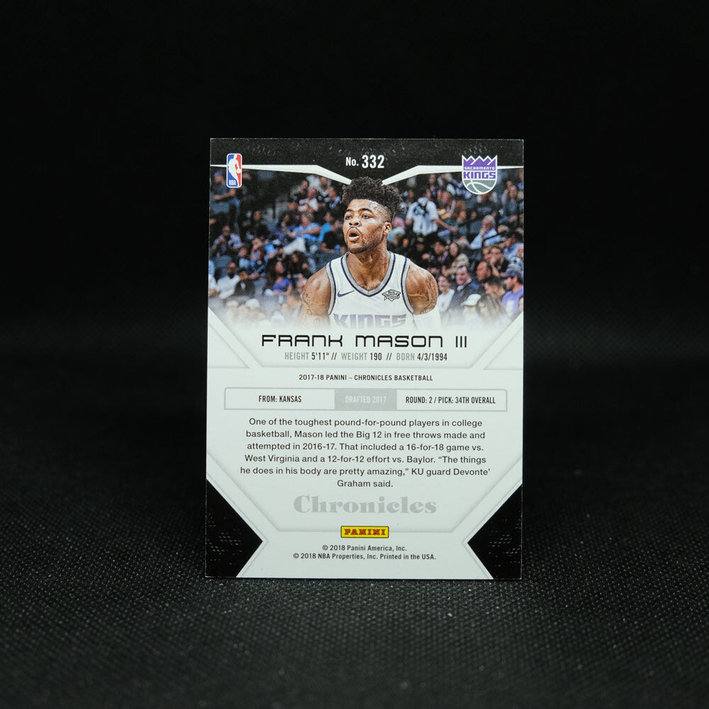 2017-18 Frank Mason /149 Rookie Card Lot - 2 Cards