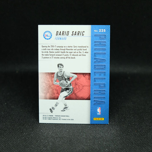 2016-17 Dario Saric Threads Leather Rookie Card