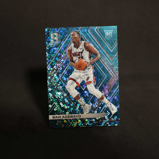 2017-18 Panini Spectra Bam Adebayo #76 Blue Disco Rookie Card /99