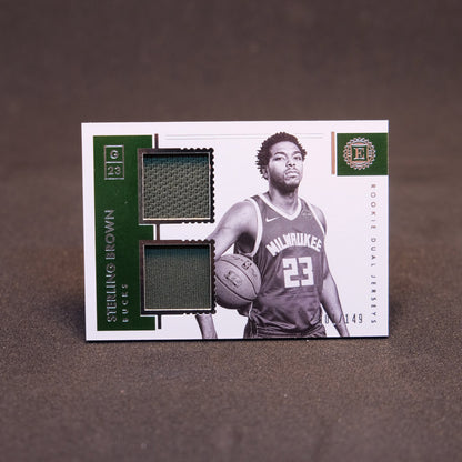 2017-18 Sterling Brown - Encased Rookie Dual Jerseys 1/149