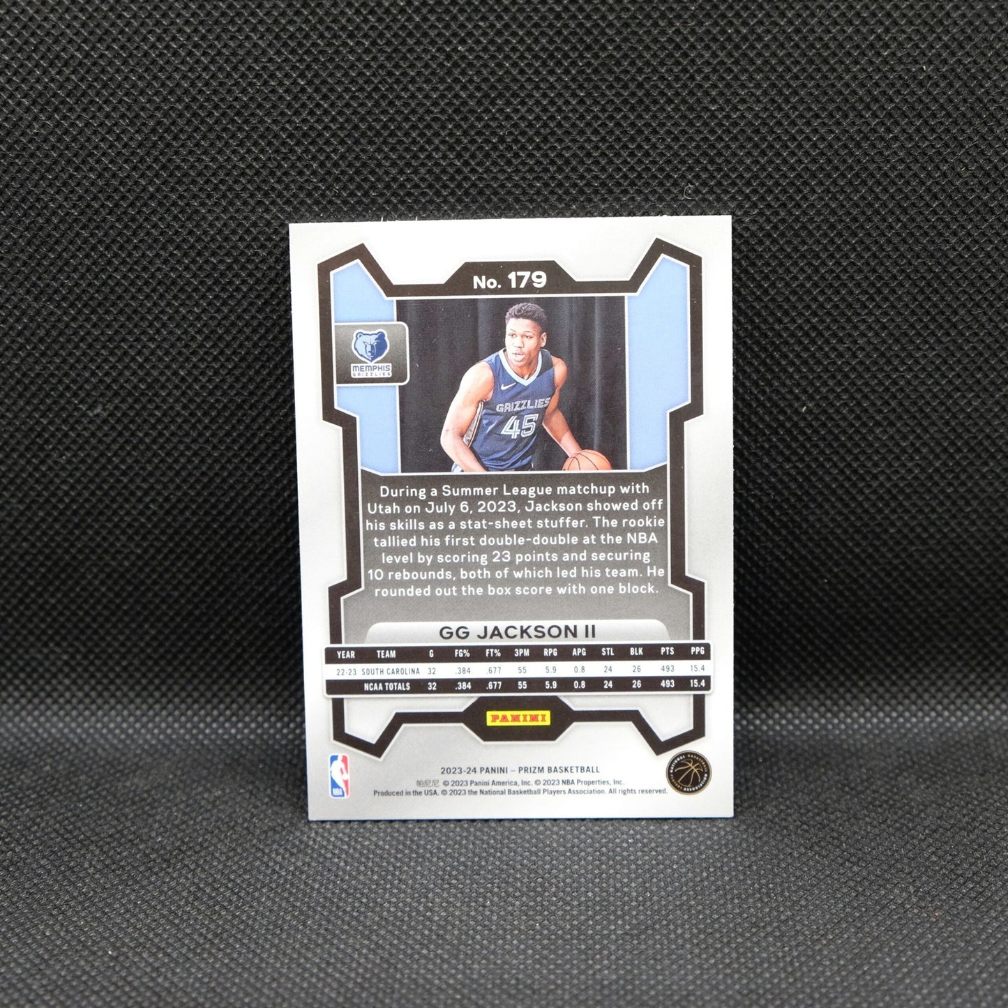 2023-24 Panini Prizm GG Jackson II Rookie Card #179
