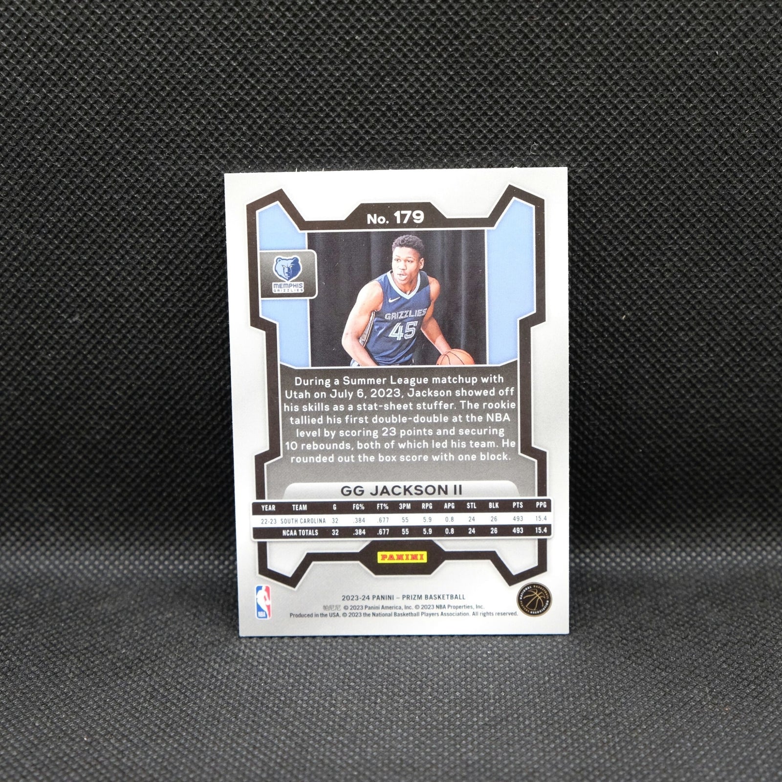 2023-24 Panini Prizm GG Jackson II Rookie Card #179