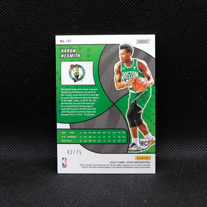 2020-21 Revolution Aaron Nesmith Sunburst /75 Rookie Card