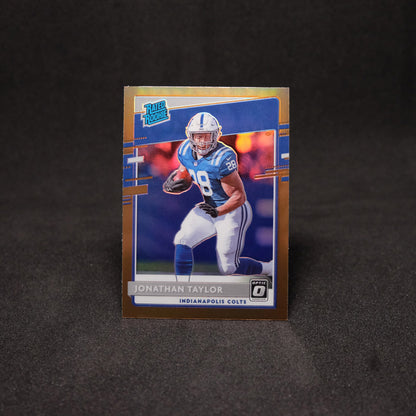 2020 Jonathan Taylor Donruss Optic Rated Rookie Bronze Holo RC