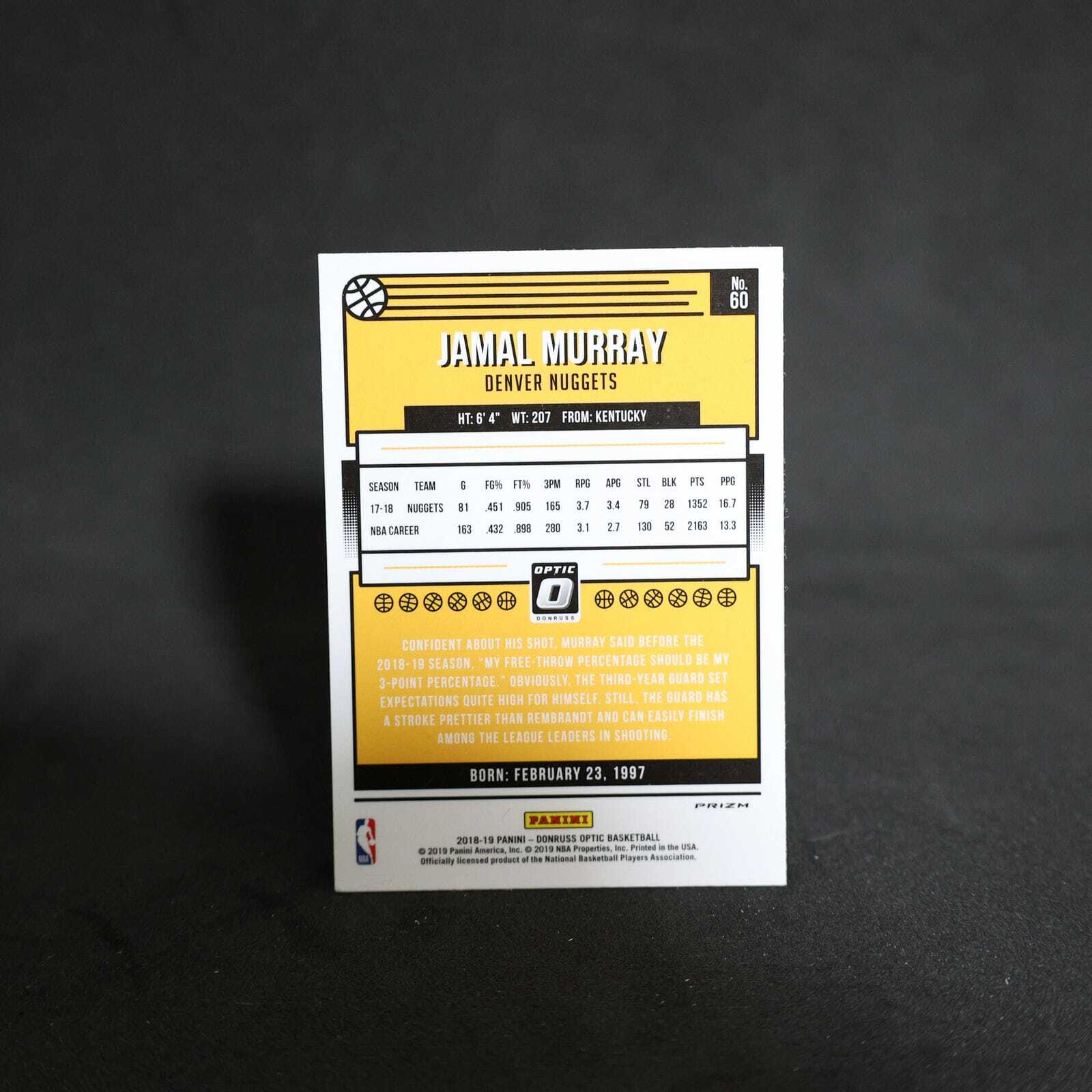 Jamal Murray Donruss Optic / Donruss 6 Card Lot