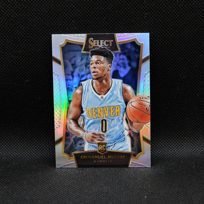 2015-16 Panini Select Emmanuel Mudiay #63 Silver Prizm Rookie Card