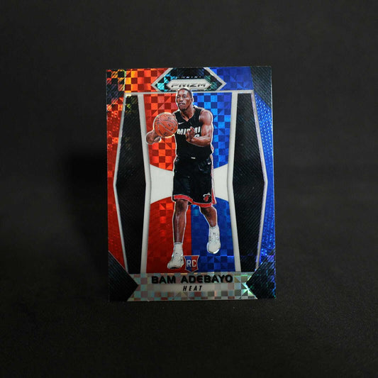 2017-18 Panini Prizm Bam Adebayo #51 Red White Blue Prizm