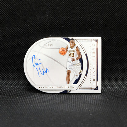 2016 Panini National Treasures Collegiate Caris LeVert Die Cut Rookie Autogra...