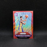 2015-16 Prizm D'Angelo Russell #322 Red Wave Prizm Rookie Card /350