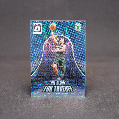 2017-18 Malcolm Brogdon - Donruss Optic Fast Break All Clear For Takeoff