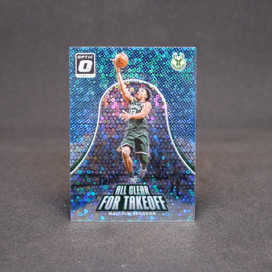2017-18 Malcolm Brogdon - Donruss Optic Fast Break All Clear For Takeoff