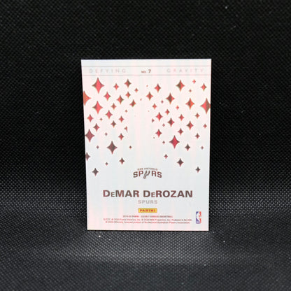 2019-20 Panini Donruss Clearly DeMar DeRozan Defying Gravity Green 25/25