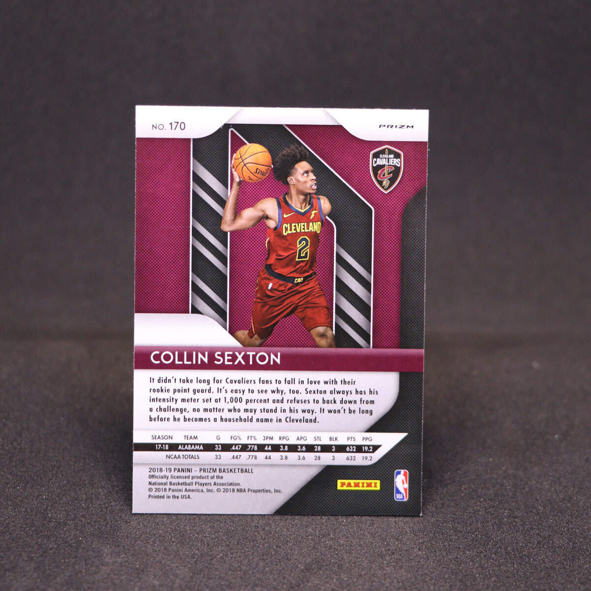 2018-19 Collin Sexton - Prizm NBA Ruby Wave Prizm Rookie Card