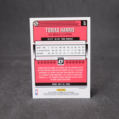 2018-19 Panini Donruss Optic Purple Prizm Tobias Harris