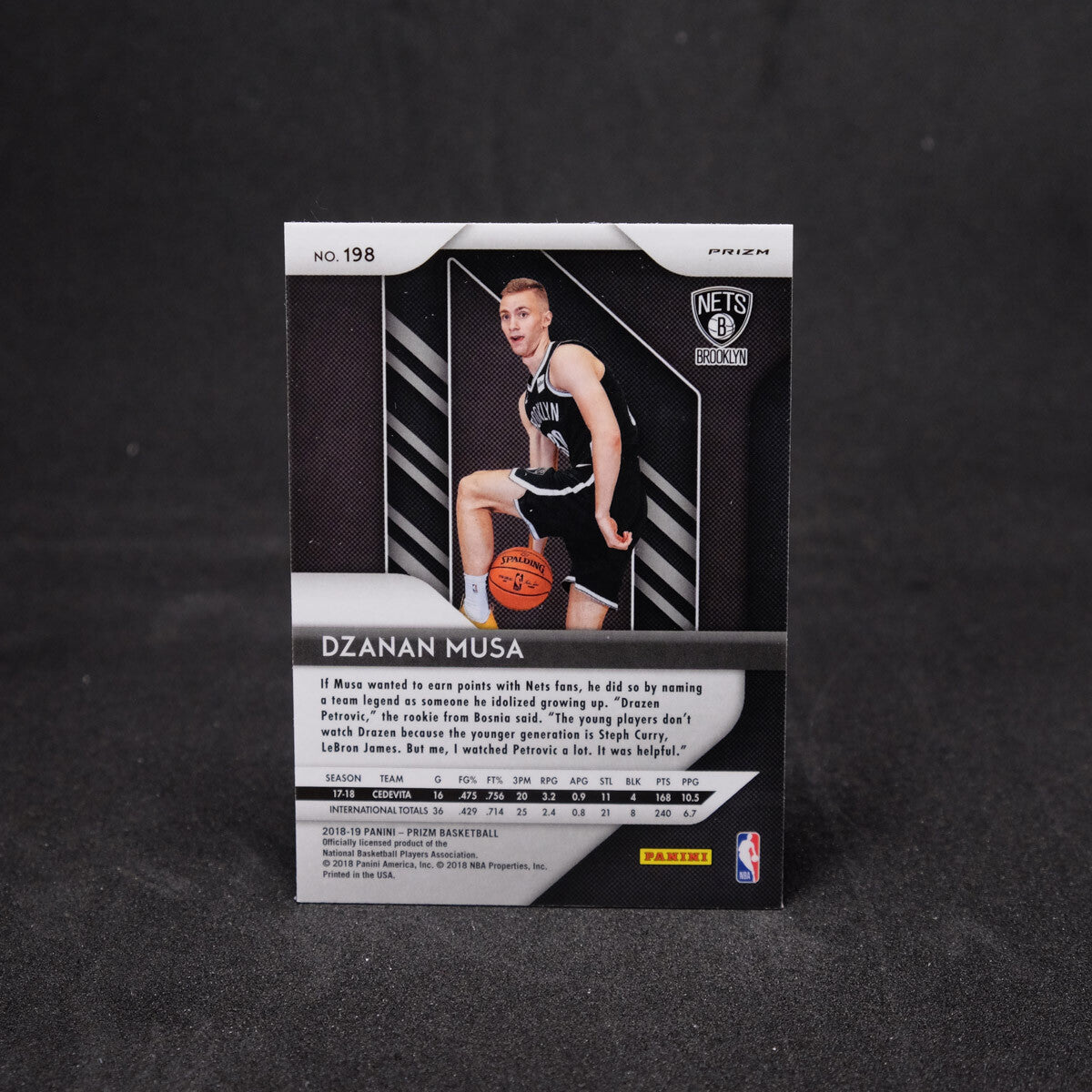 2018-19 Dzanan Musa Prizm - #198 Purple Wave Prizm