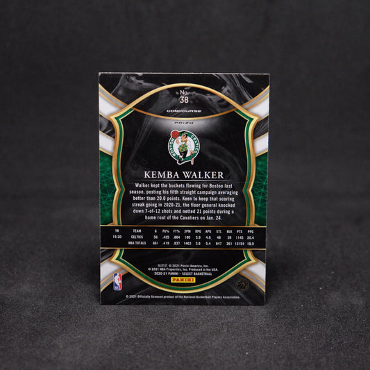 2020-21 Select Kemba Walker Green Purple Prizm Concourse