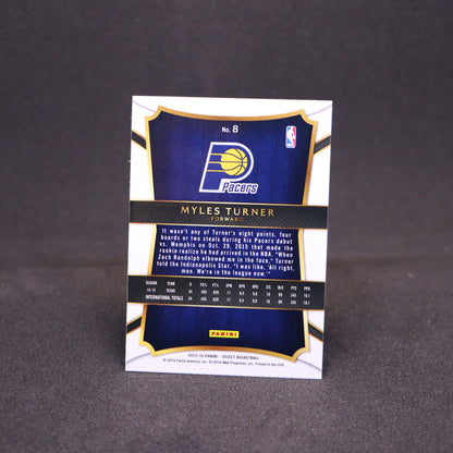 2015-16 Panini Select - Myles Turner #8 Rookie Card
