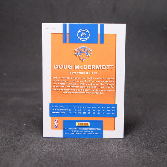 2017-18 Panini Donruss Optic Silver Fast Break Prizm Doug McDermott