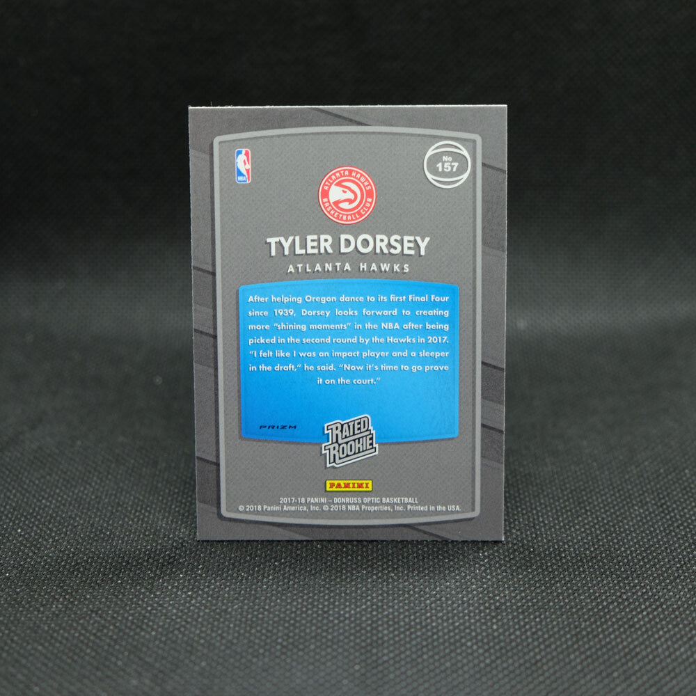 2017-18 Tyler Dorsey Donruss Optic Rated Rookie Fast Break