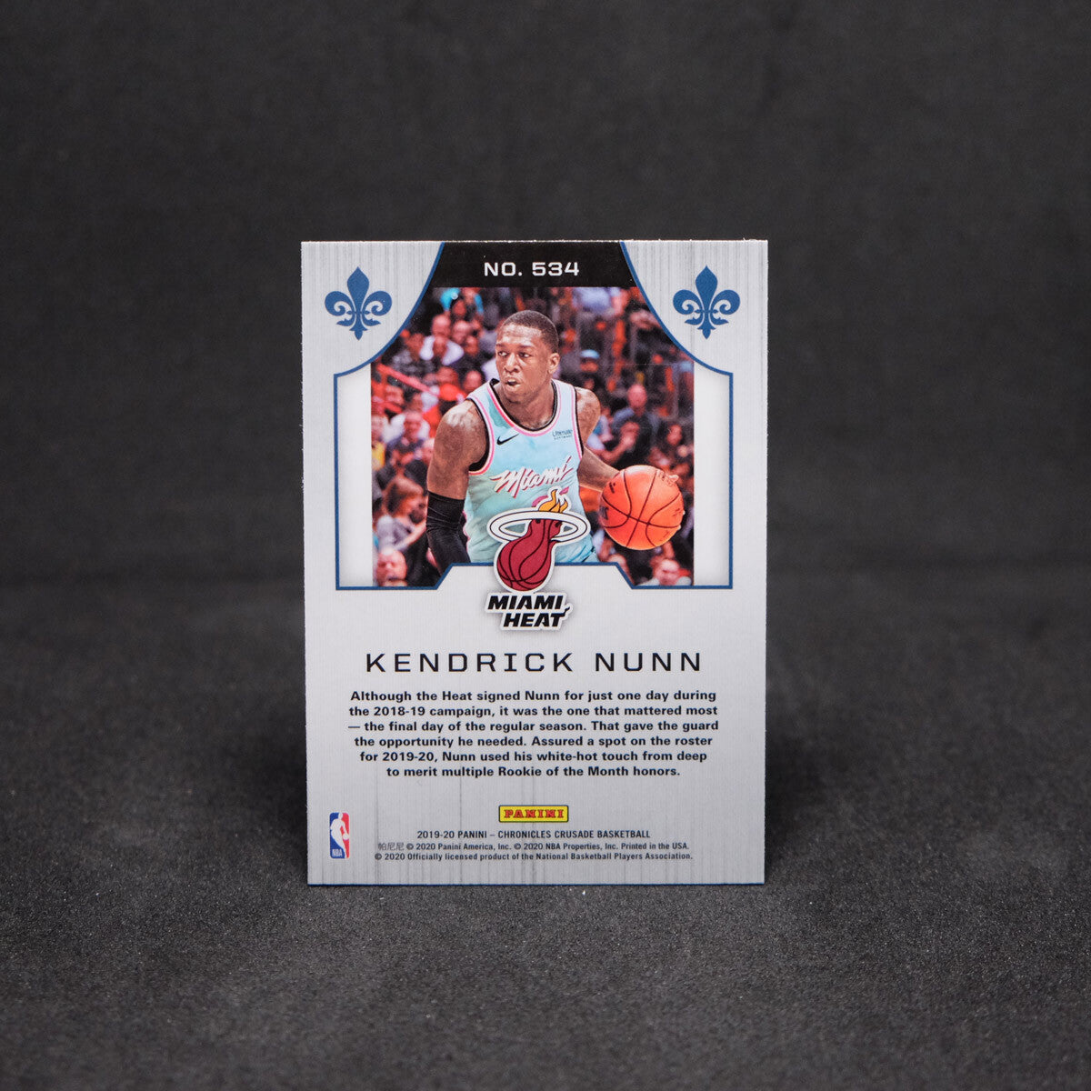 2019-20 Kendrick Nunn Rookie Card Lot - 4 Cards