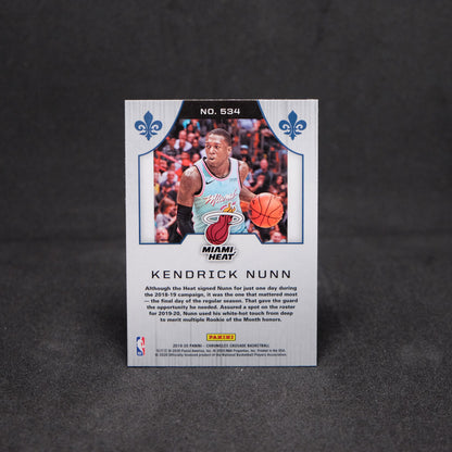 2019-20 Kendrick Nunn Rookie Card Lot - 4 Cards