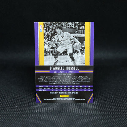 2015-16 D'Angelo Russell Threads Rookie Card