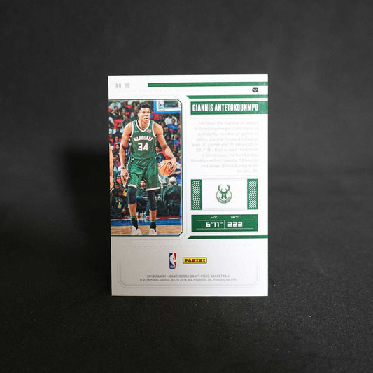 2018 Giannis Antetokounmpo Contenders Draft Picks Draft Ticket /99