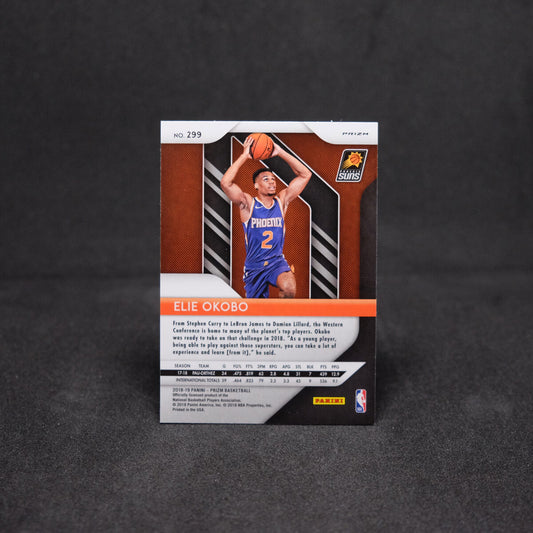 2018-19 Elie Okobo Prizm - #299 Red White Blue Prizm Rookie Card