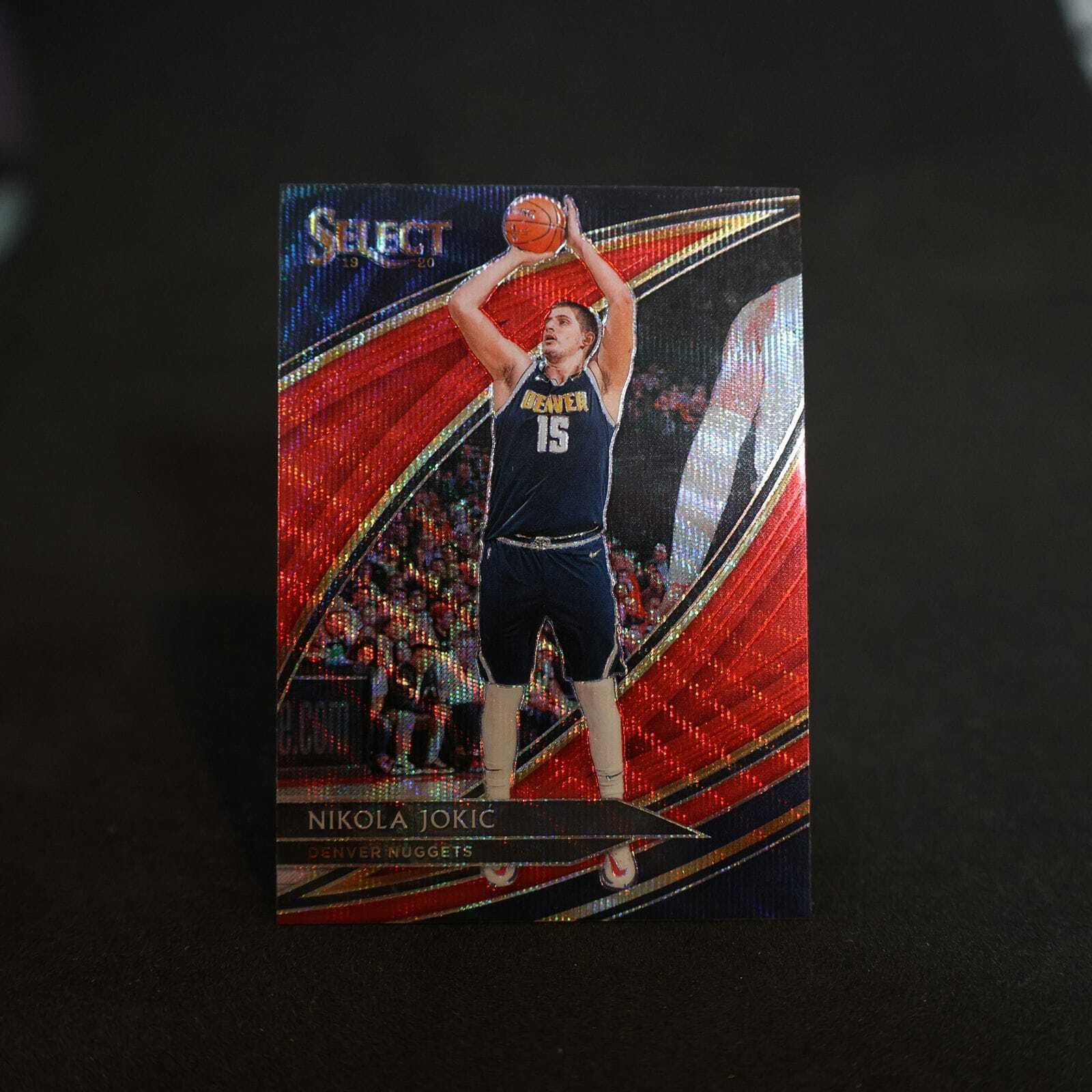 2019-20 Nikola Jokic Select Courtside Red Wave Prizm
