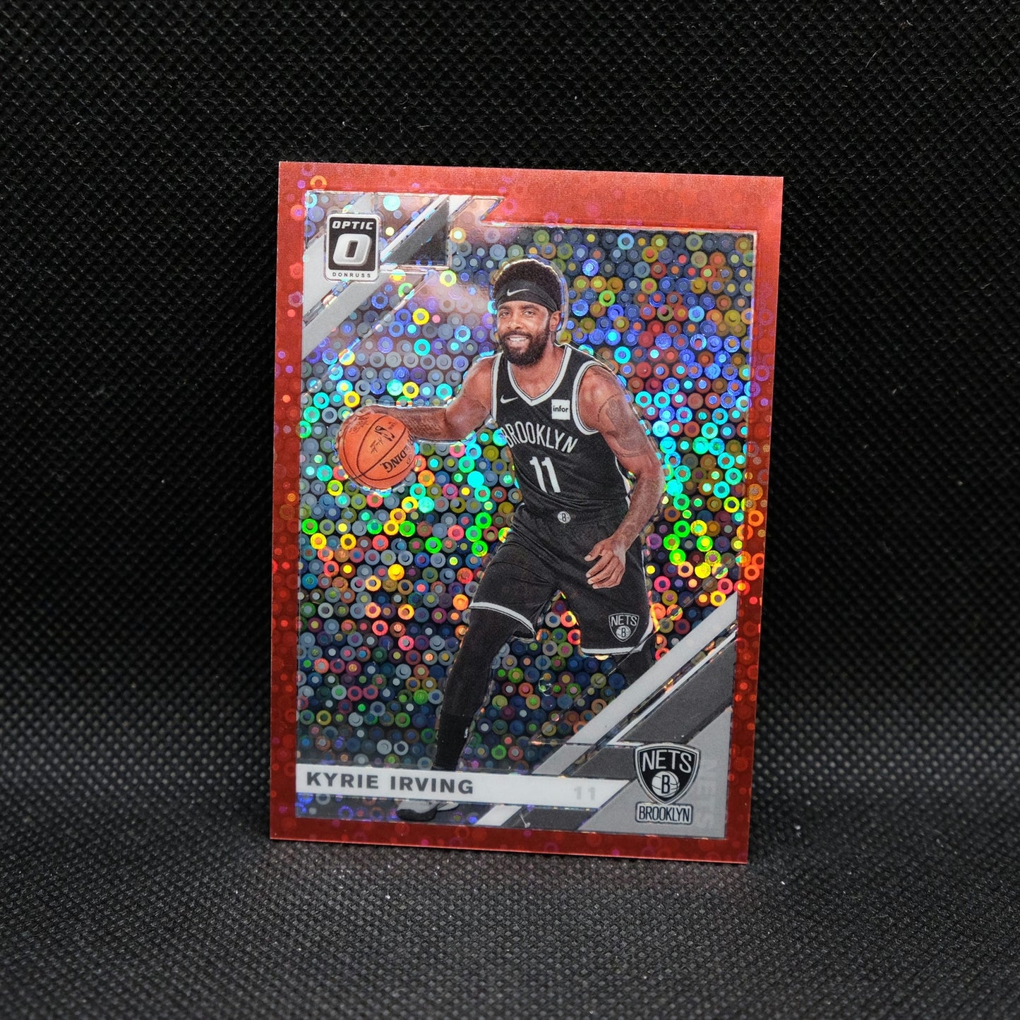 2019-20 Panini Donruss Optic Kyrie Irving #56 Fast Break Red Prizm /85