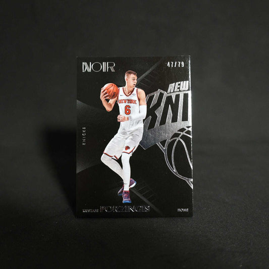 2017-18 Kristaps Porzingis Panini Noir Home Edition /79