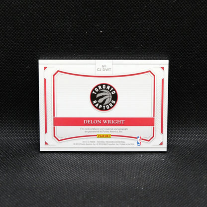 2015-16 Panini National Treasures Delon Wright Rookie Colossal Rookie Jersey ...