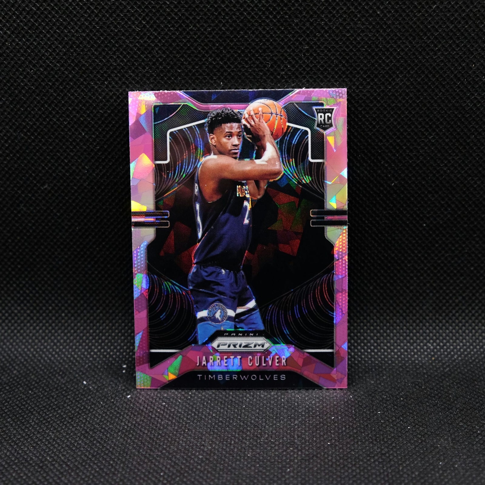 2019-20 Prizm Jarrett Culver #252 Pink Ice Prizm Rookie Card