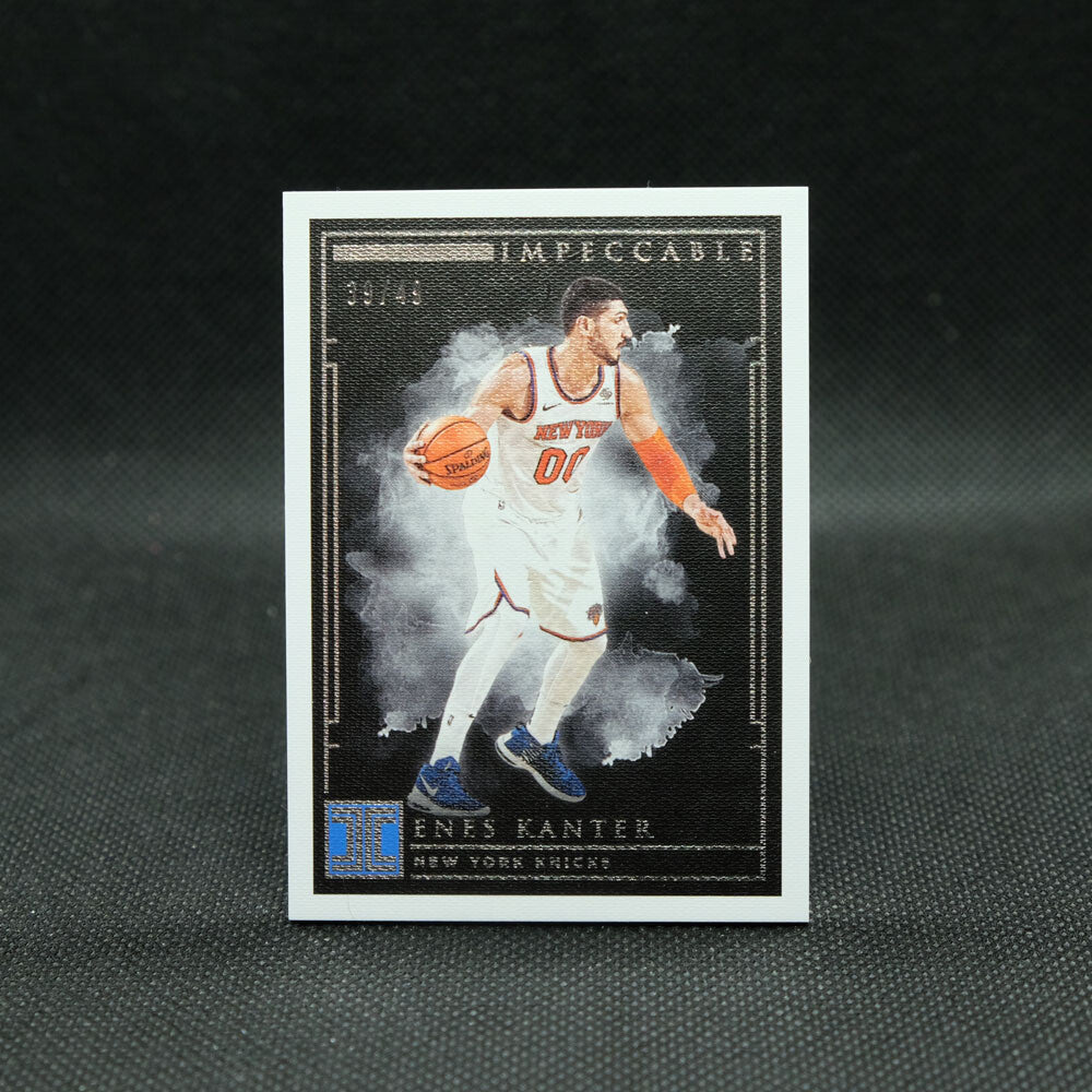 2018-19 Enes Kanter Impeccable Silver 39/49