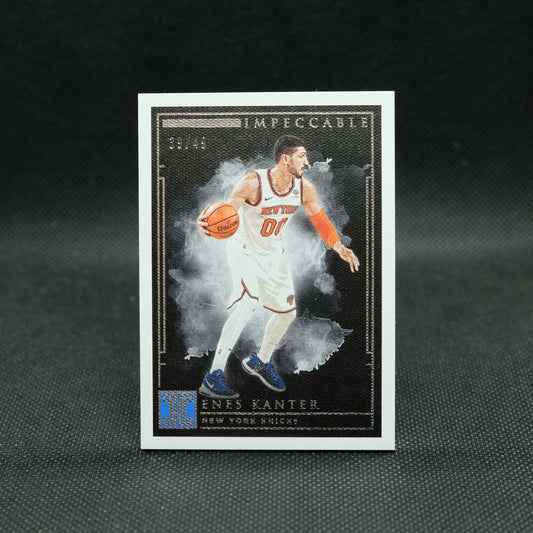 2018-19 Enes Kanter Impeccable Silver 39/49