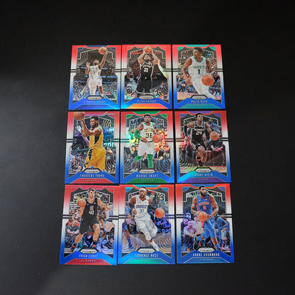 2019-20 Prizm Red White Blue Prizm Card Lot #1 - 9 Cards