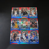 2019-20 Prizm Red White Blue Prizm Card Lot #1 - 9 Cards