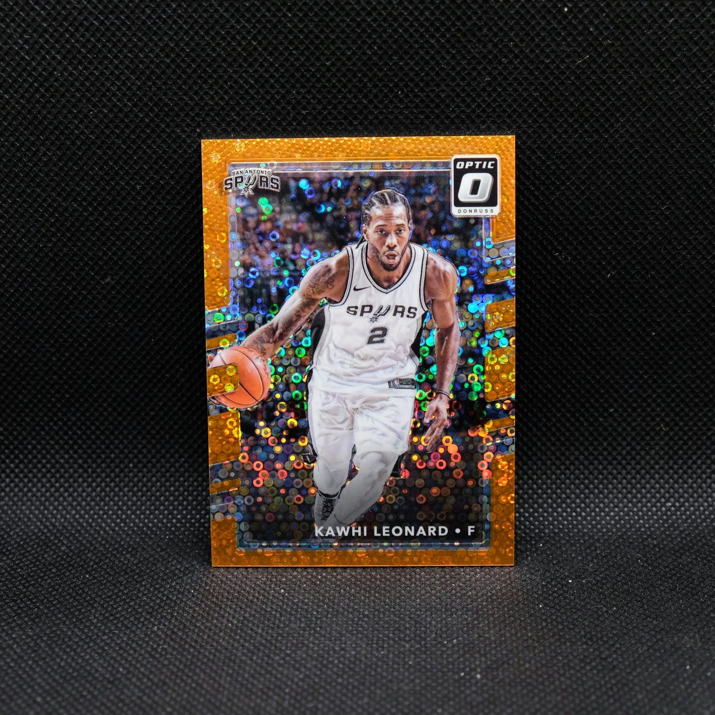 2017-18 Panini Donruss Optic Kawhi Leonard Orange Fast Break Prizm /193
