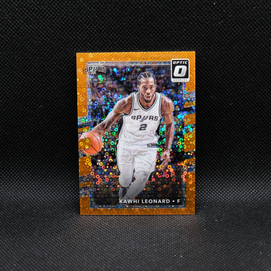 2017-18 Panini Donruss Optic Kawhi Leonard Orange Fast Break Prizm /193