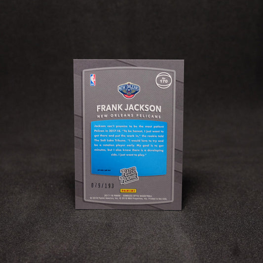2017-18 Frank Jackson Donruss Optic Fast Break Orange /193 Rookie RC