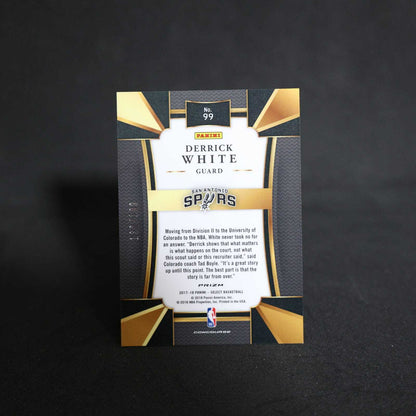 2017-18 Derrick White Donruss Select #99 Maroon Prizm RC /199