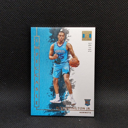 2019-20 PJ Washington Jr Panini Impeccable #8 Rookie Card /99