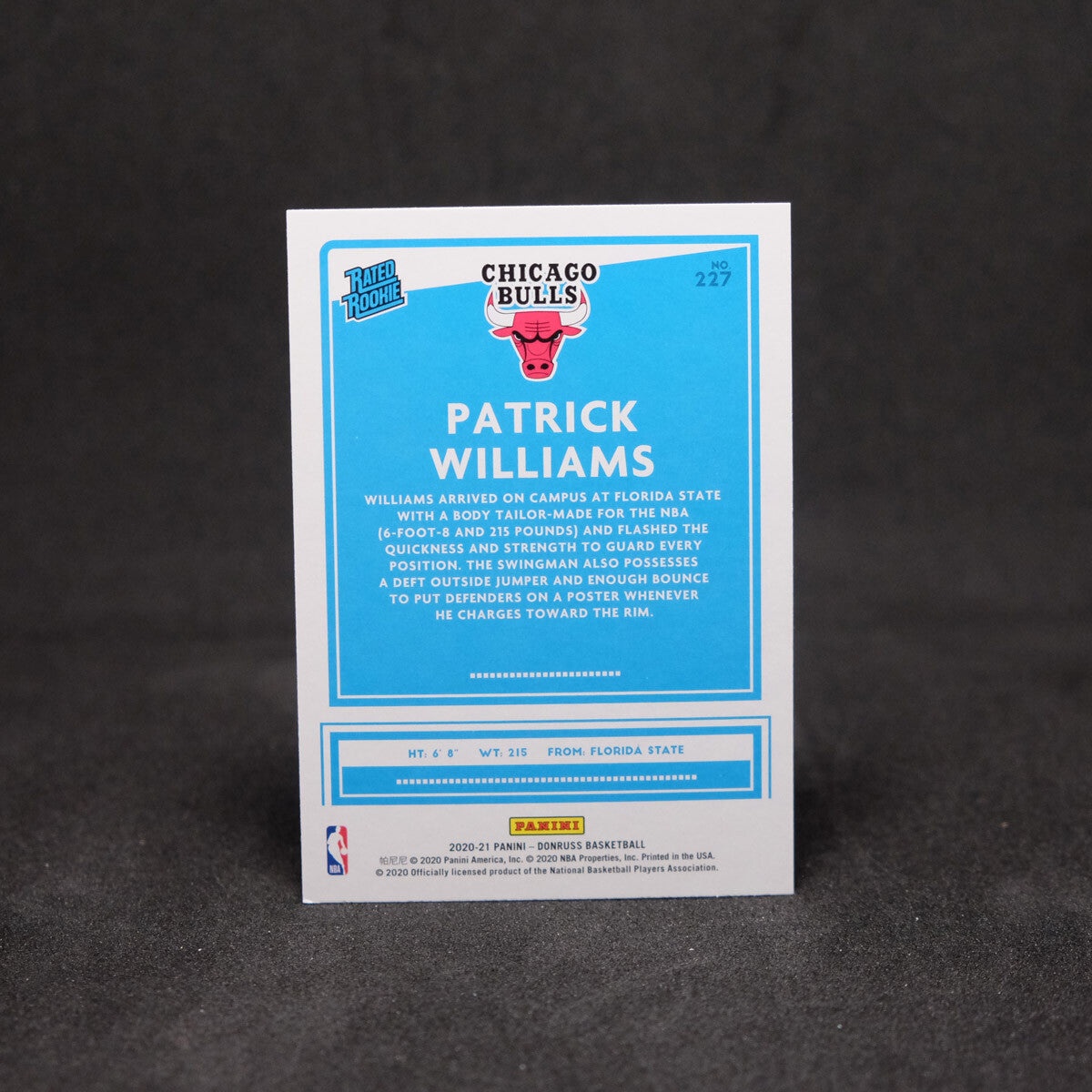 2020-21 Patrick Williams Rookie Card Lot